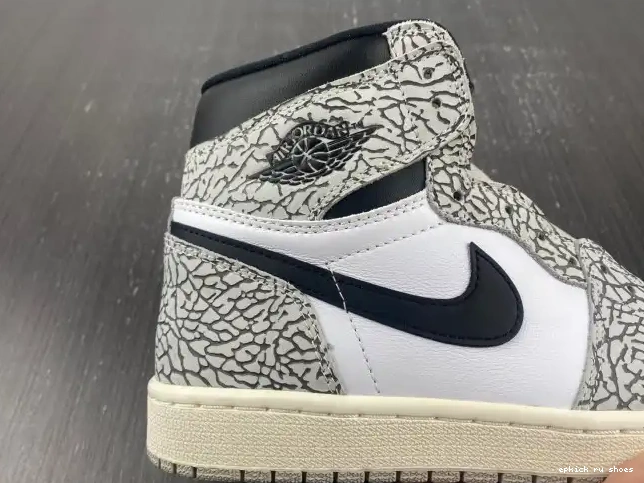 Cheap Jordan Air High White 1 OG DZ5485-052 Cement 0422